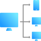 A blockchain block is broadcasted to every party in the network